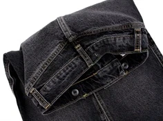 Kids ONLY washed black long denim nederdel